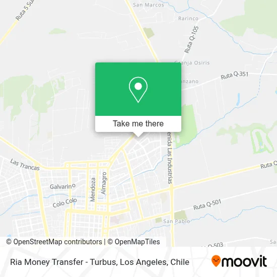 Ria Money Transfer - Turbus map