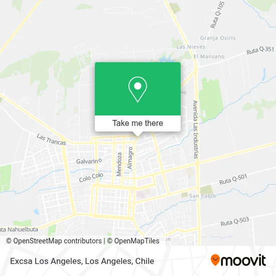 Excsa Los Angeles map