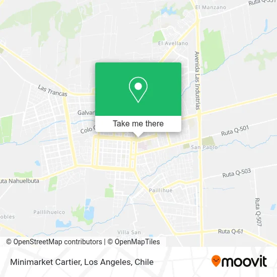 Minimarket Cartier map