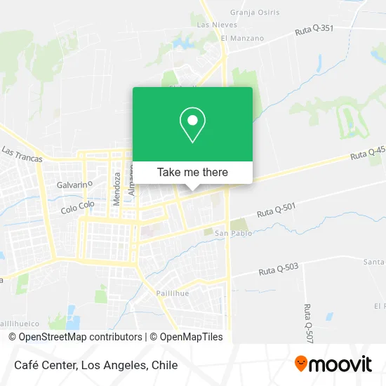Café Center map