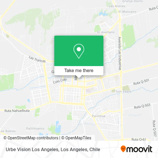 Urbe Vision Los Angeles map