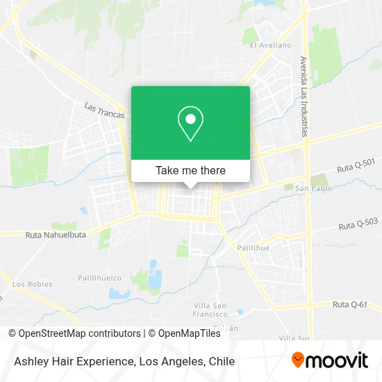 Ashley Hair Experience map
