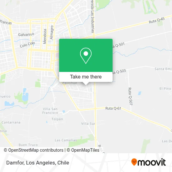Damfor map