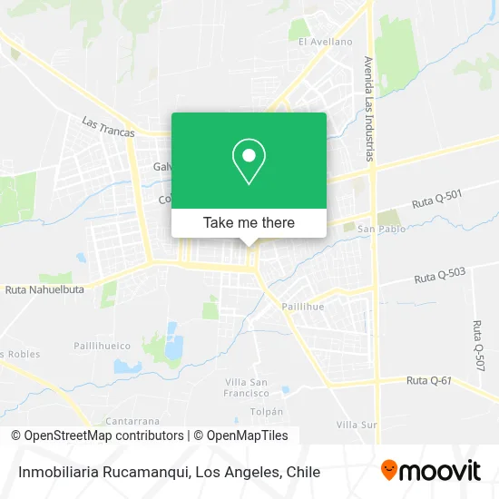 Inmobiliaria Rucamanqui map