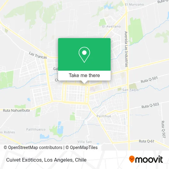 Cuivet Exóticos map