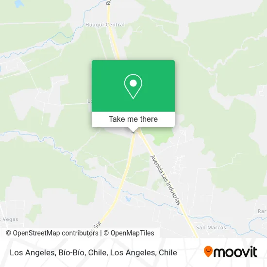 Los Angeles, Bío-Bío, Chile map