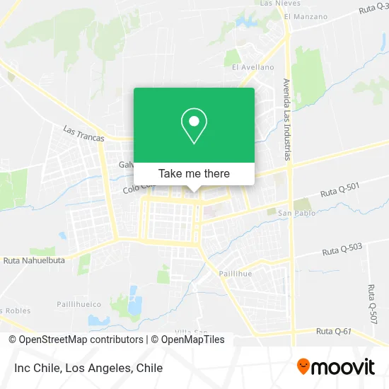 Inc Chile map