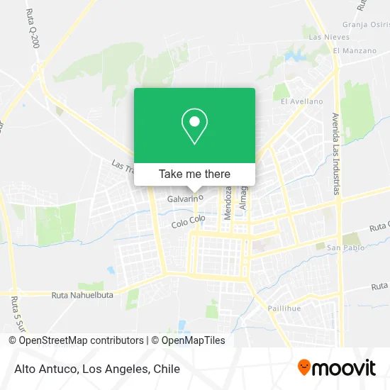 Alto Antuco map