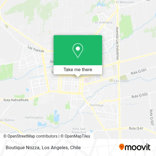 Boutique Nozza map