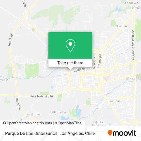 Parque De Los Dinosaurios map