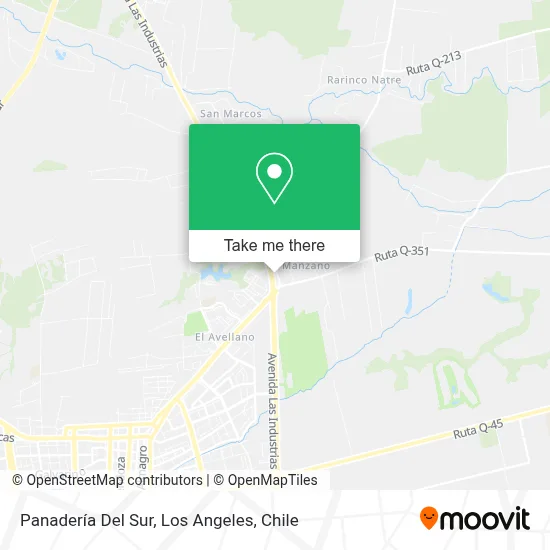 Panadería Del Sur map