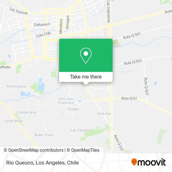 Rio Queuco map