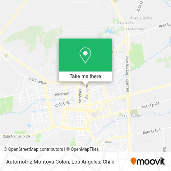 Automotriz Montoya Colón map