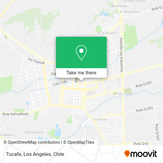 Tucafe map