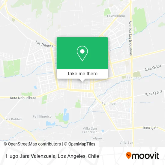 Hugo Jara Valenzuela map
