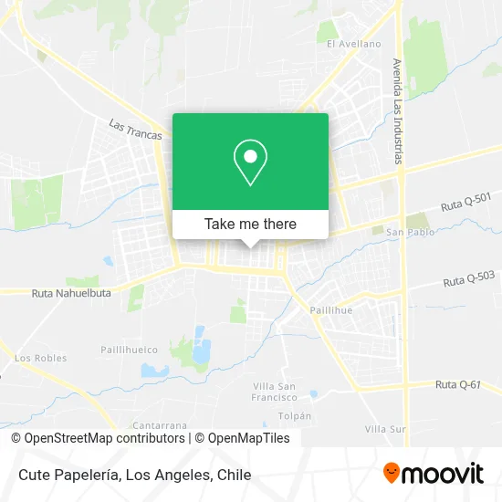 Cute Papelería map