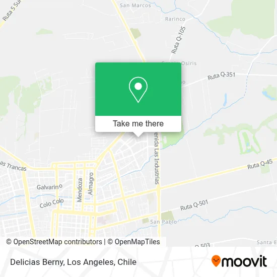 Delicias Berny map
