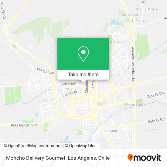 Moncho Delivery Gourmet map