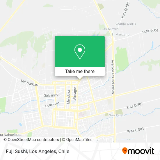 Fuji Sushi map
