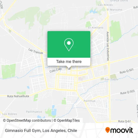 Gimnasio Full Gym map