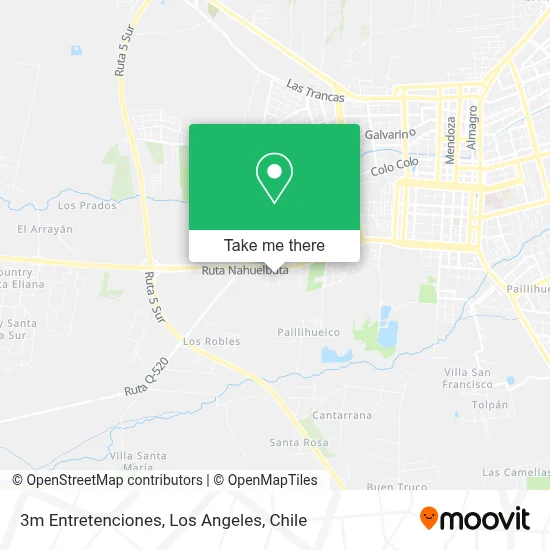 3m Entretenciones map