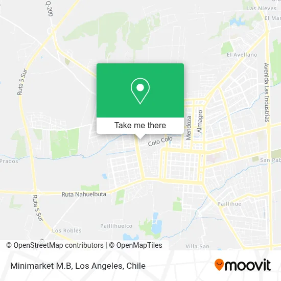 Minimarket M.B map