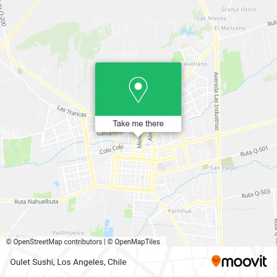 Oulet Sushi map