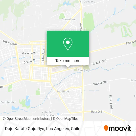 Dojo Karate Goju Ryu map