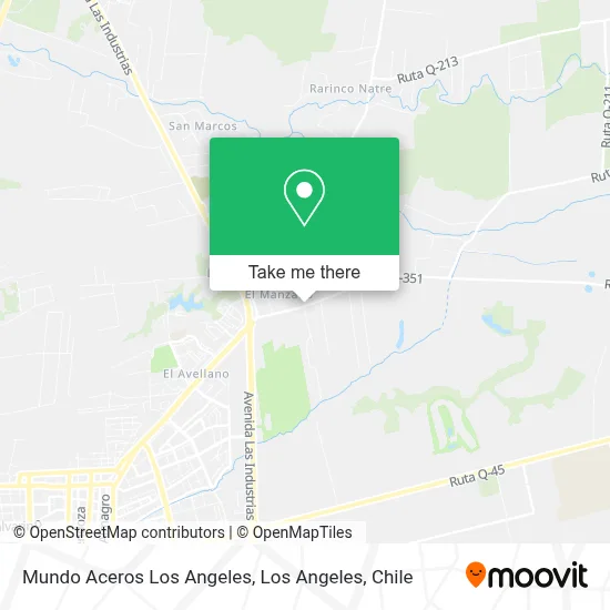 Mundo Aceros Los Angeles map