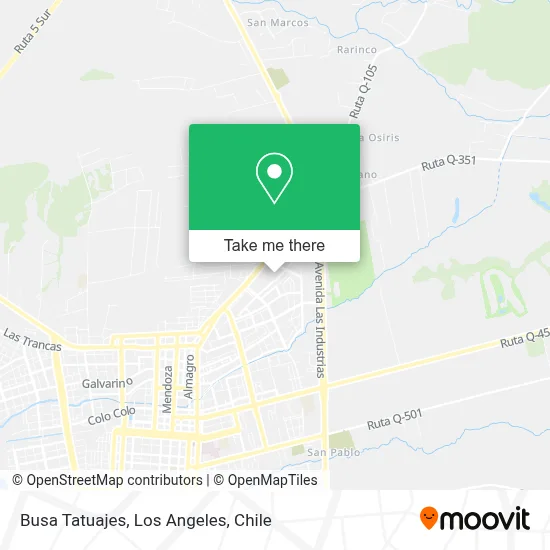 Busa Tatuajes map