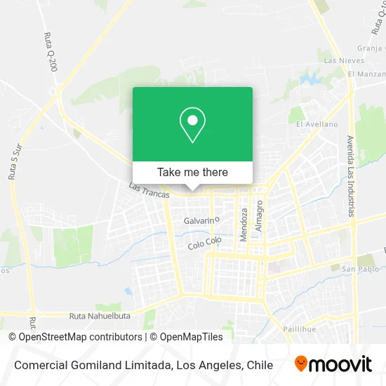 Comercial Gomiland Limitada map