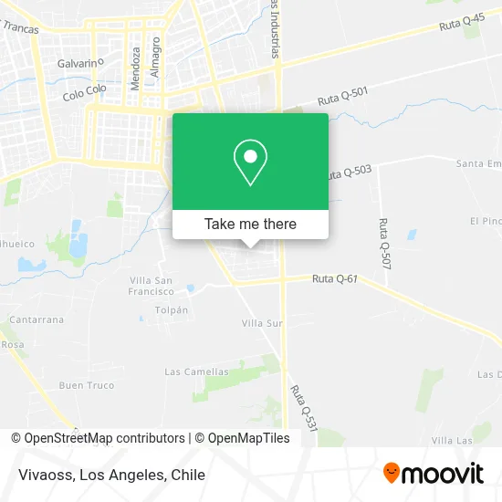 Vivaoss map