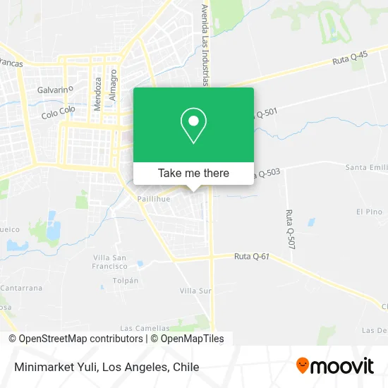 Minimarket Yuli map