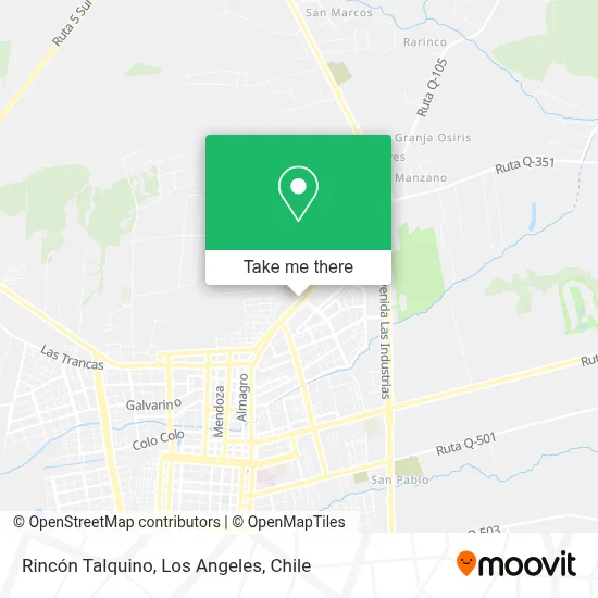 Rincón Talquino map