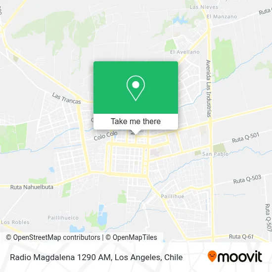 Radio Magdalena 1290 AM map