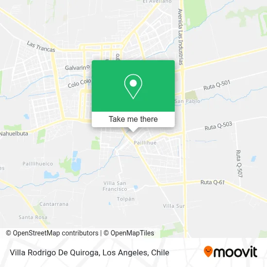 Villa Rodrigo De Quiroga map