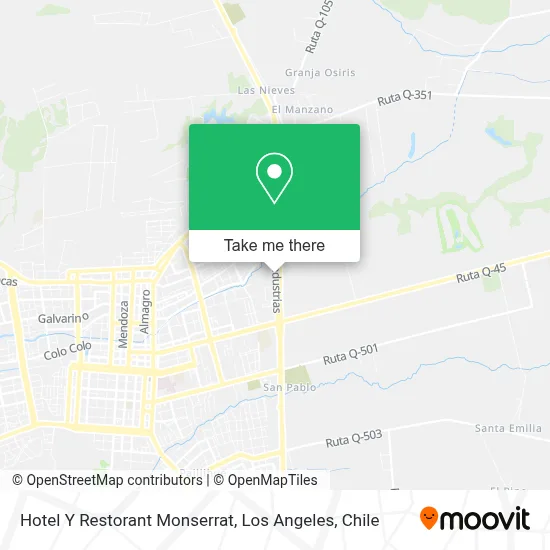 Hotel Y Restorant Monserrat map