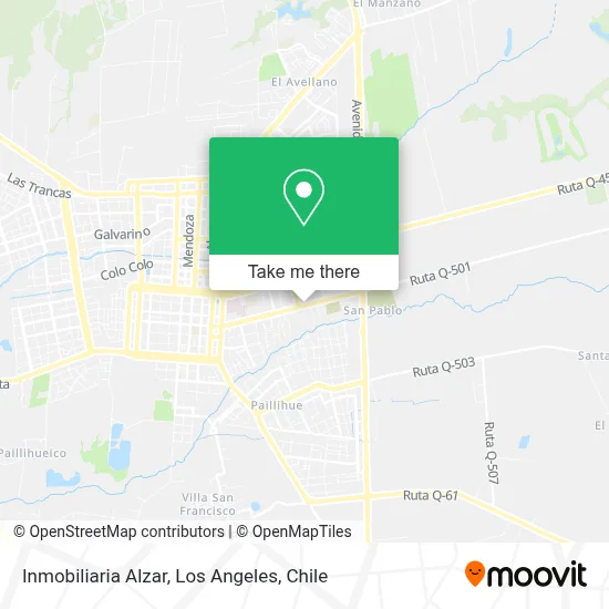 Inmobiliaria Alzar map