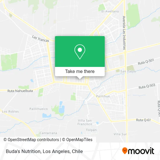 Buda's Nutrition map