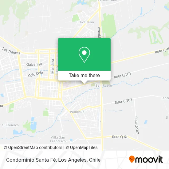 Condominio Santa Fé map