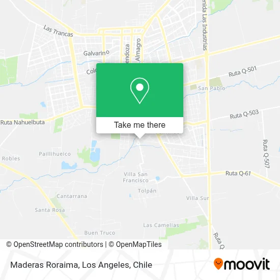Maderas Roraima map