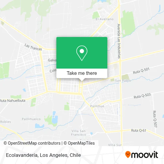 Ecolavandería map