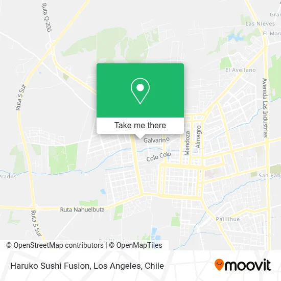 Haruko Sushi Fusion map