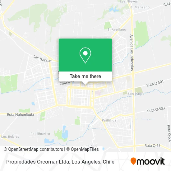Propiedades Orcomar Ltda map