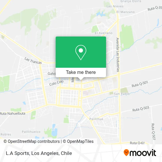 L.A Sports map