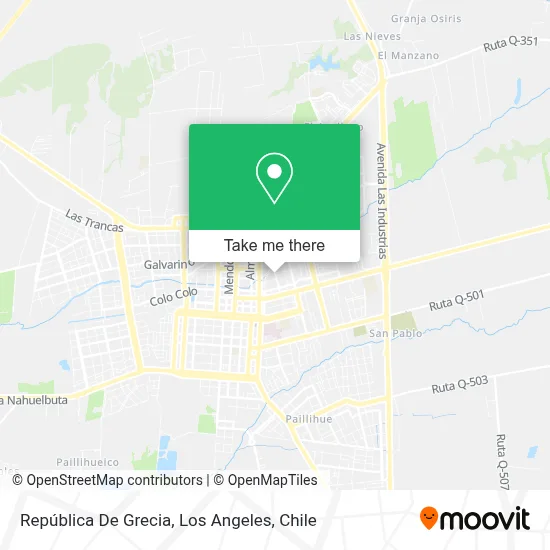 República De Grecia map
