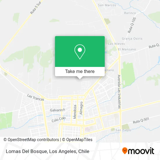 Lomas Del Bosque map