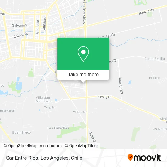 Sar Entre Rios map