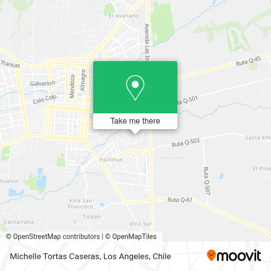 Michelle Tortas Caseras map