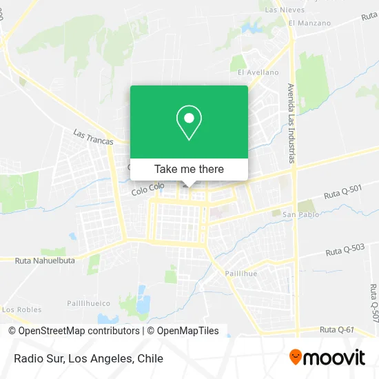 Radio Sur map